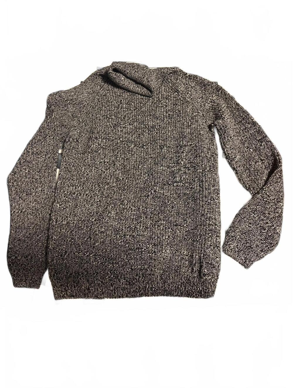 100% cotton gray Zara turtleneck sweater
